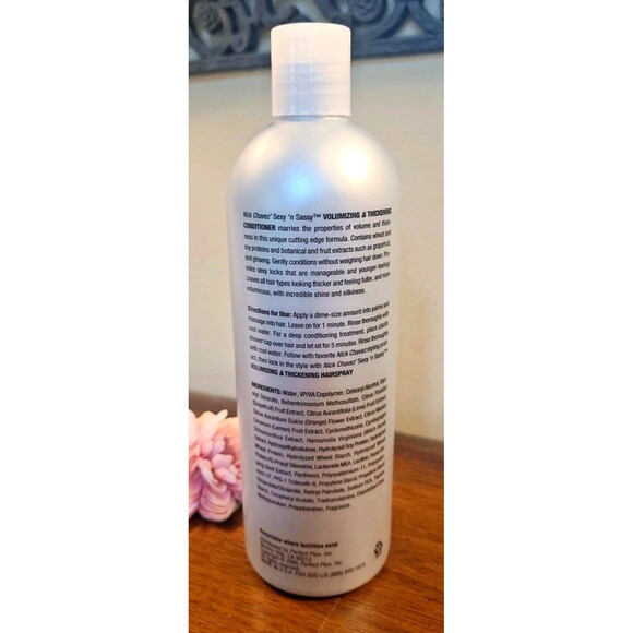 Nick Chavez Sexy ‘n Sassy Volumizing Thickening CONDITIONER 16 fl oz NOS - Picture 6 of 10